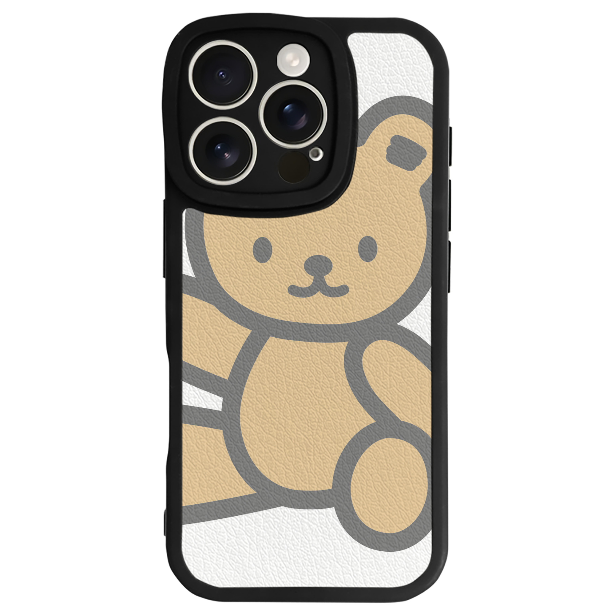 （画像用） Hello Kitty ハローキティ 【iPhone 16シリーズ対応】シリコンスマホケース（レザー調） 材質：シリコン